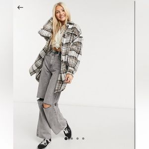 Only longline shacket in check